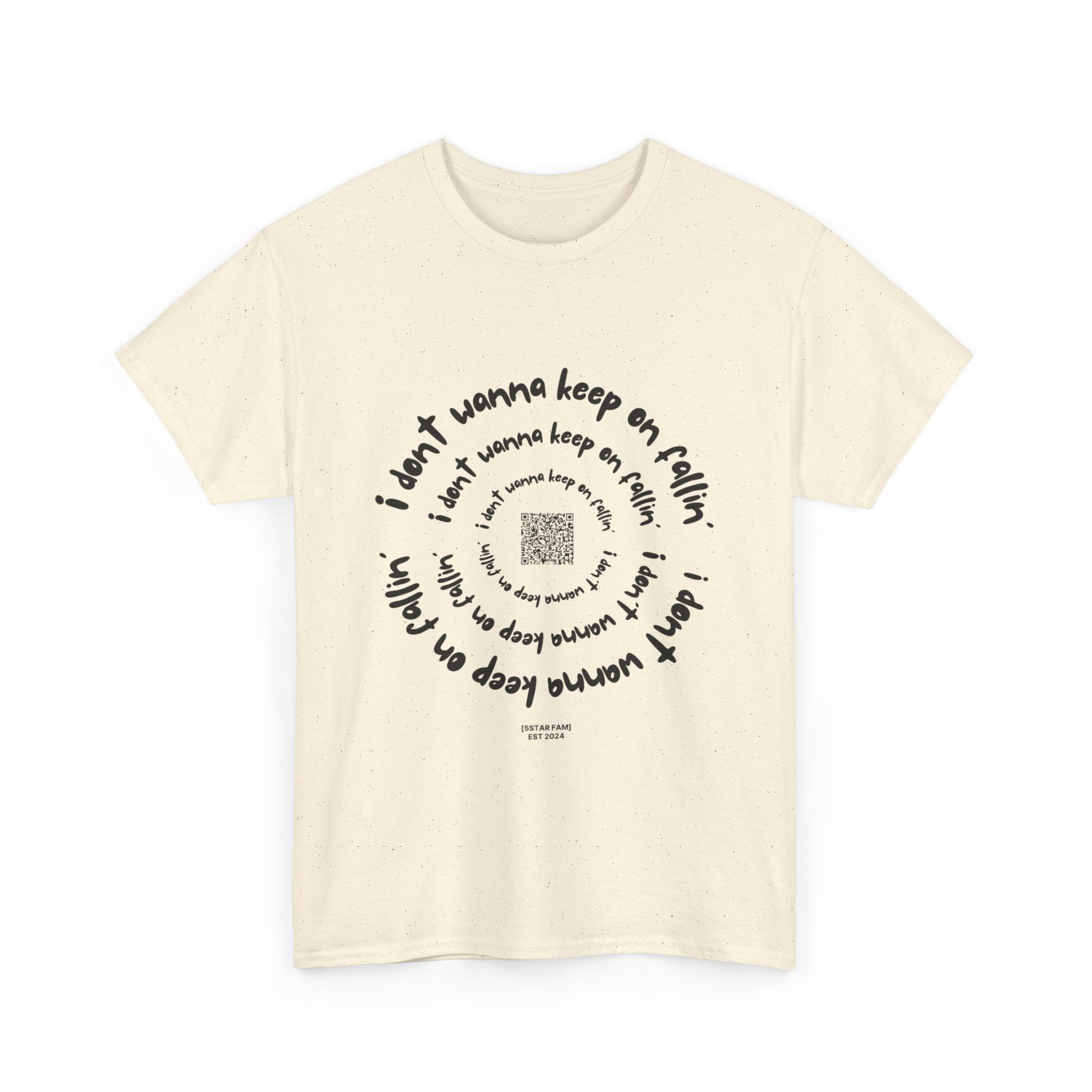 🎵 Fallin’ Lyric Tee – Limited Edition 5Star Fam Merch
