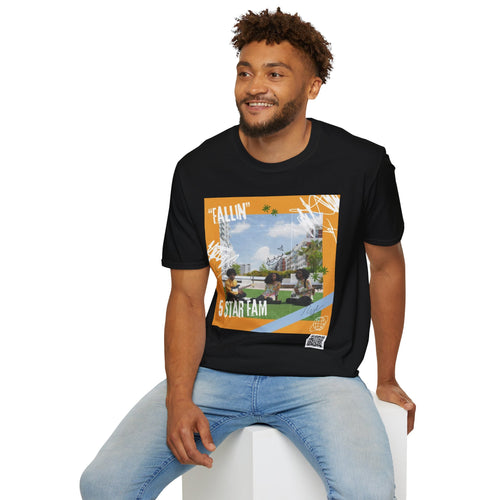 “Fallin” Autographed Anniversary Tee w/QRcode– 5Star Fam