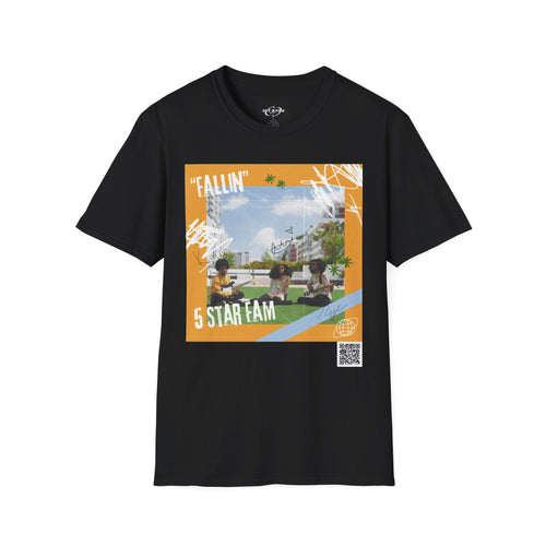 “Fallin” Autographed Anniversary Tee w/QRcode– 5Star Fam